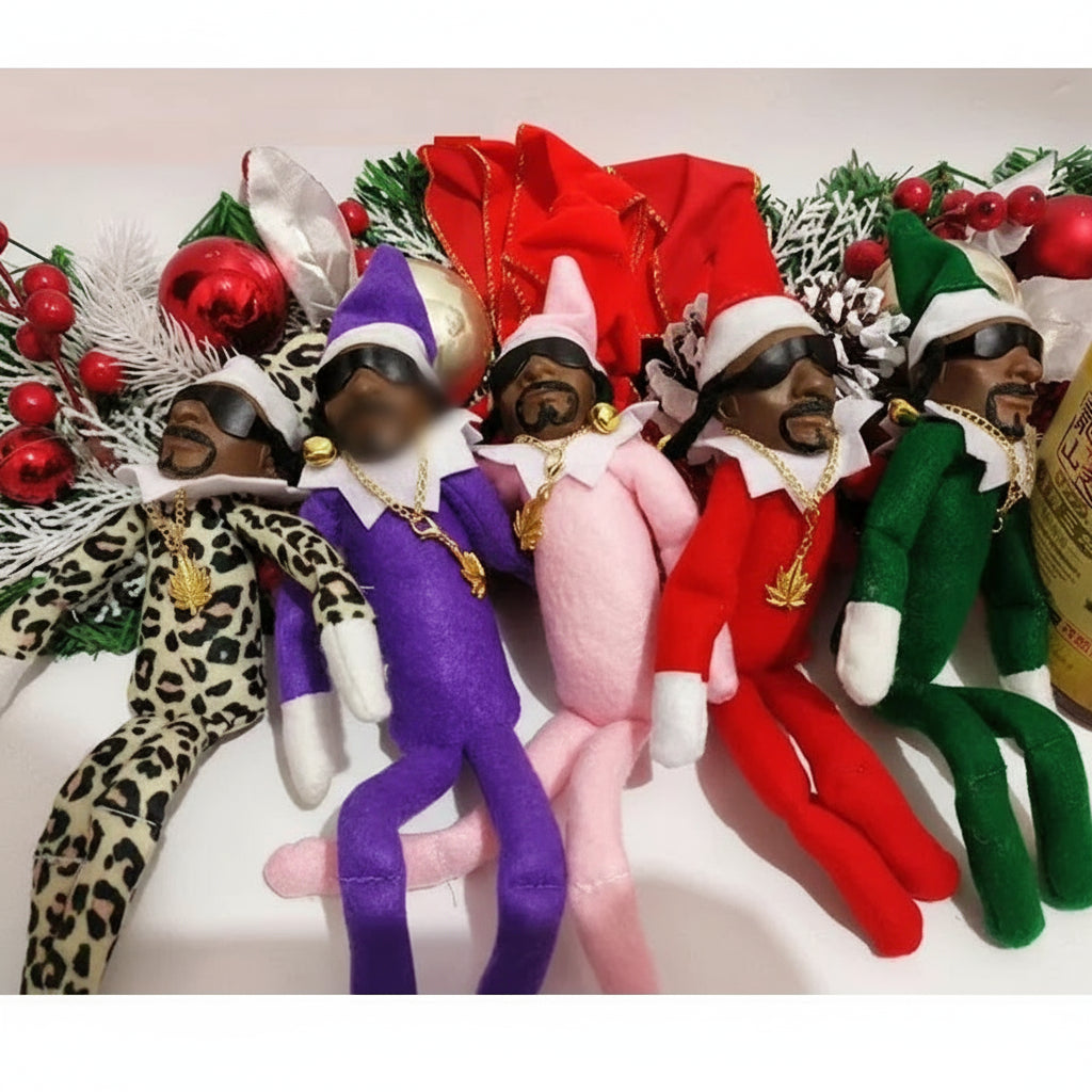 11.8" Christmas Elf Plush Doll – Snoop on a Shelf Holiday Decoration for Trees, Shelves & Gifting