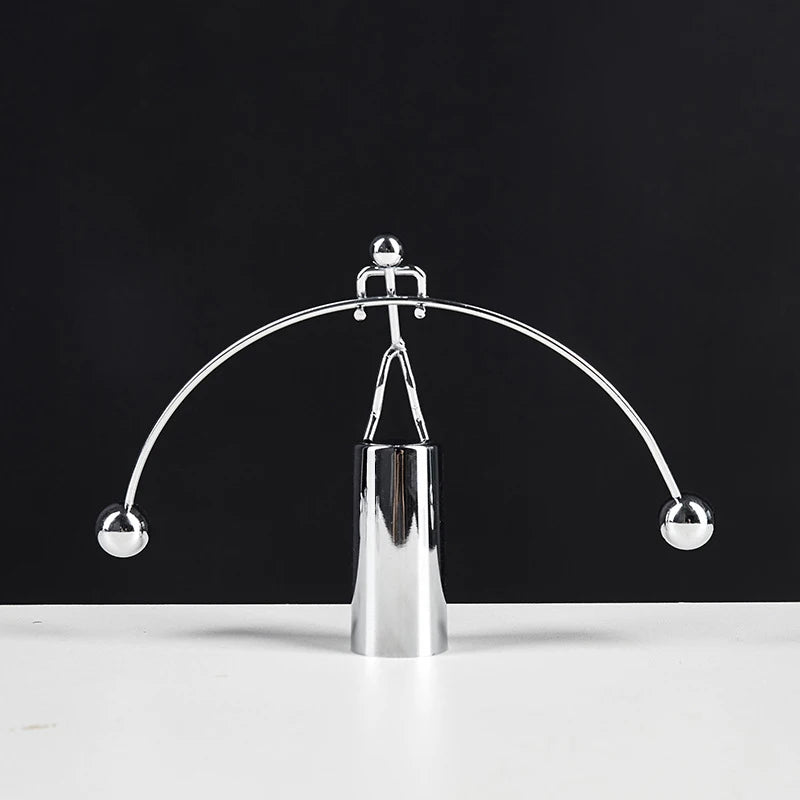 Creative Balance Pendulum Desk Sculpture – Newton’s Physics Motion Decor for Office, Study & Graduation Gift