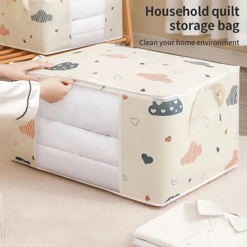 Quilt Storage Bag – Large-Capacity, Dustproof & Moisture-Proof Clothes Organizer