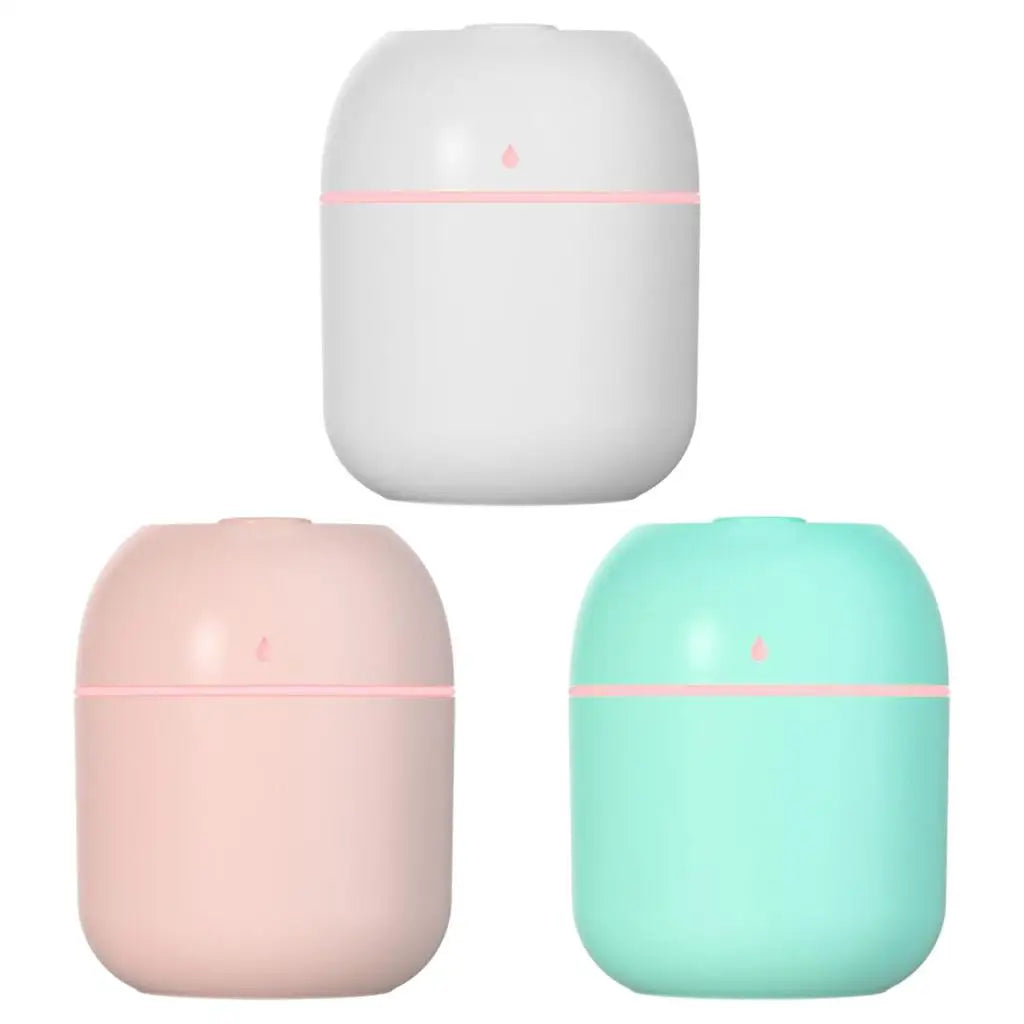 USB Ultrasonic Humidifier with LED Light – Cool Mist Aroma Diffuser with Auto Shut-Off