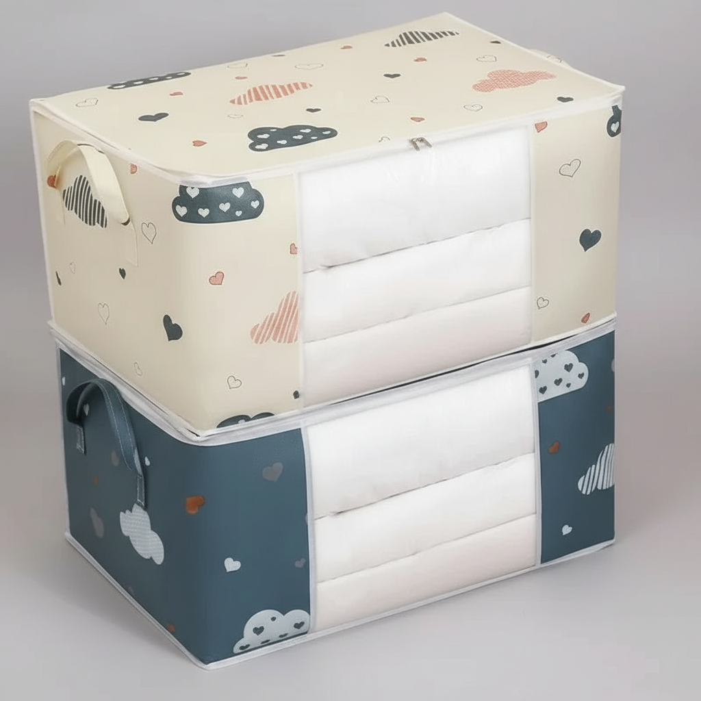 Quilt Storage Bag – Large-Capacity, Dustproof & Moisture-Proof Clothes Organizer