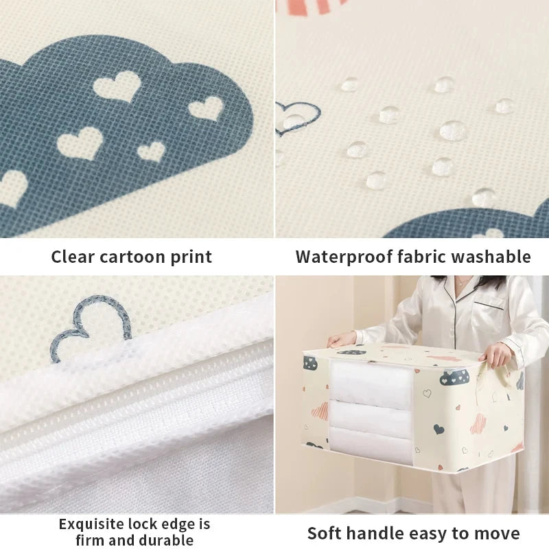 Quilt Storage Bag – Large-Capacity, Dustproof & Moisture-Proof Clothes Organizer