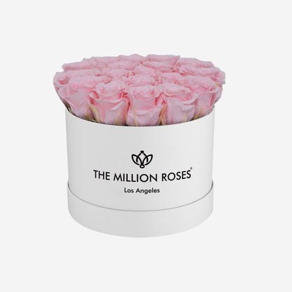 Classic White Box | 15 Light Pink Roses