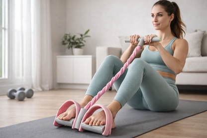 Foot Resistance Bands Set (9.8 × 7.9 in) – Pull Bands for Leg, Arm &amp; Chest Workouts | Home Gym Exercise Equipment