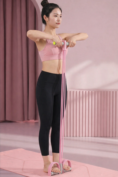 Foot Resistance Bands Set (9.8 × 7.9 in) – Pull Bands for Leg, Arm &amp; Chest Workouts | Home Gym Exercise Equipment