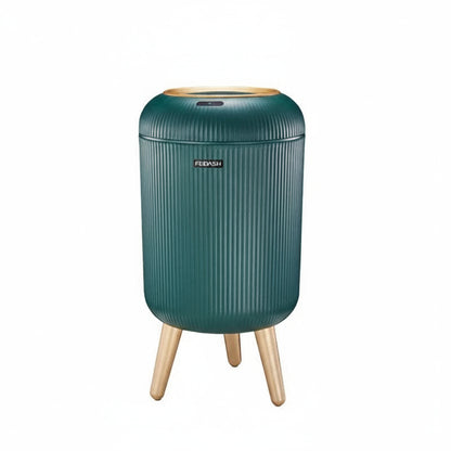 Automatic Motion Sensor Trash Can – Small Smart Bin with Lid for Home &amp; Office