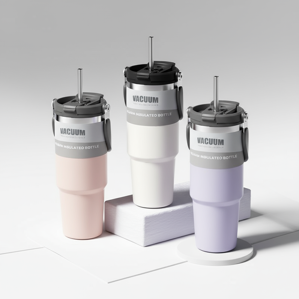 Extra Large Stainless Steel Thermal Mug – 900ml/1200ml Vacuum Insulated Portable Water Cup