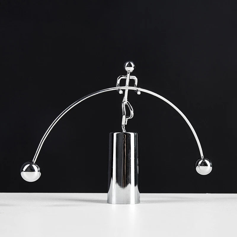 Creative Balance Pendulum Desk Sculpture – Newton’s Physics Motion Decor for Office, Study &amp; Graduation Gift