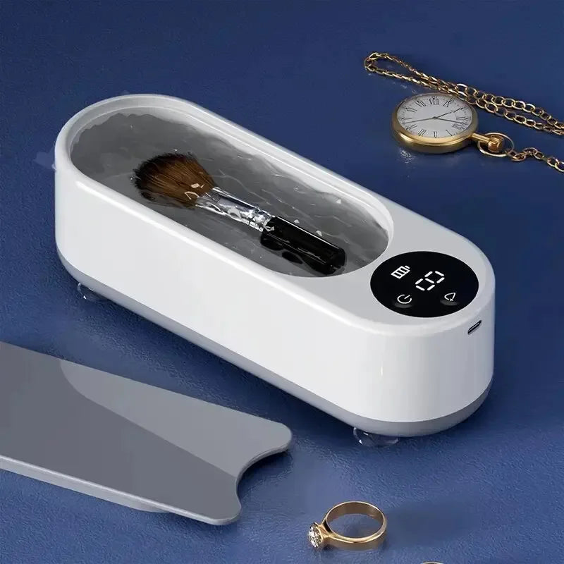 Portable Jewelry Cleaning Machine – 360° Deep Clean with USB Charging
