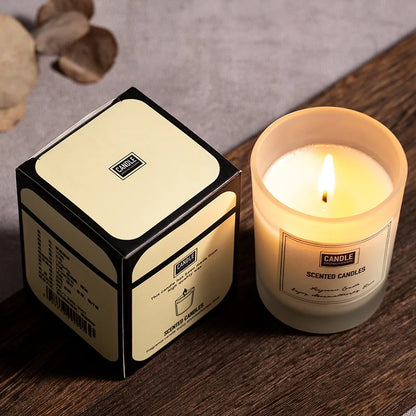 Modern European Aromatherapy Candle – Long-Lasting Fragrance in Decorative Cup