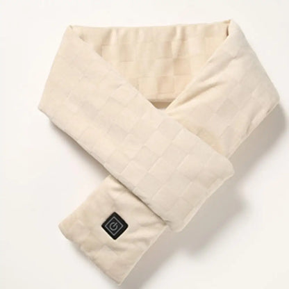 Rechargeable Heated Scarf – Waterproof Neck Warmer with 3 Heat Settings for Winter
