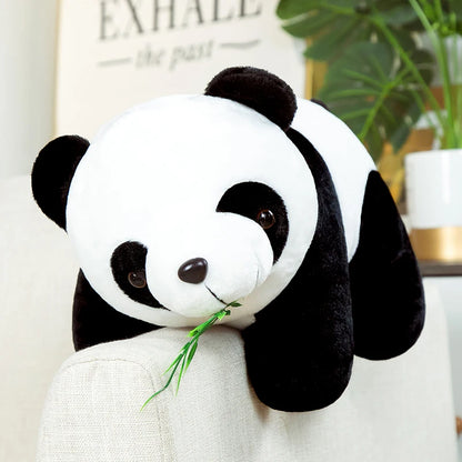 Cute Baby Panda Plush Toy (8in) – Soft Bamboo-Style Stuffed Animal Kawaii Doll for Kids &amp; Gifts