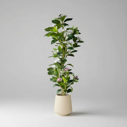 Large Artificial Ficus &amp; Fiddle Leaf Tree – 80/120cm Faux Banyan Plant for Home &amp; Garden Décor