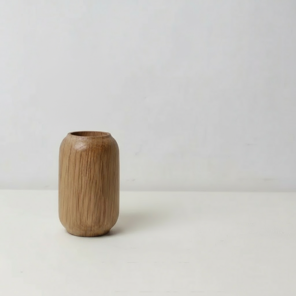 Rustic Handmade Wood Vase