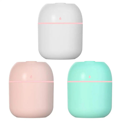 USB Ultrasonic Humidifier with LED Light – Cool Mist Aroma Diffuser with Auto Shut-Off