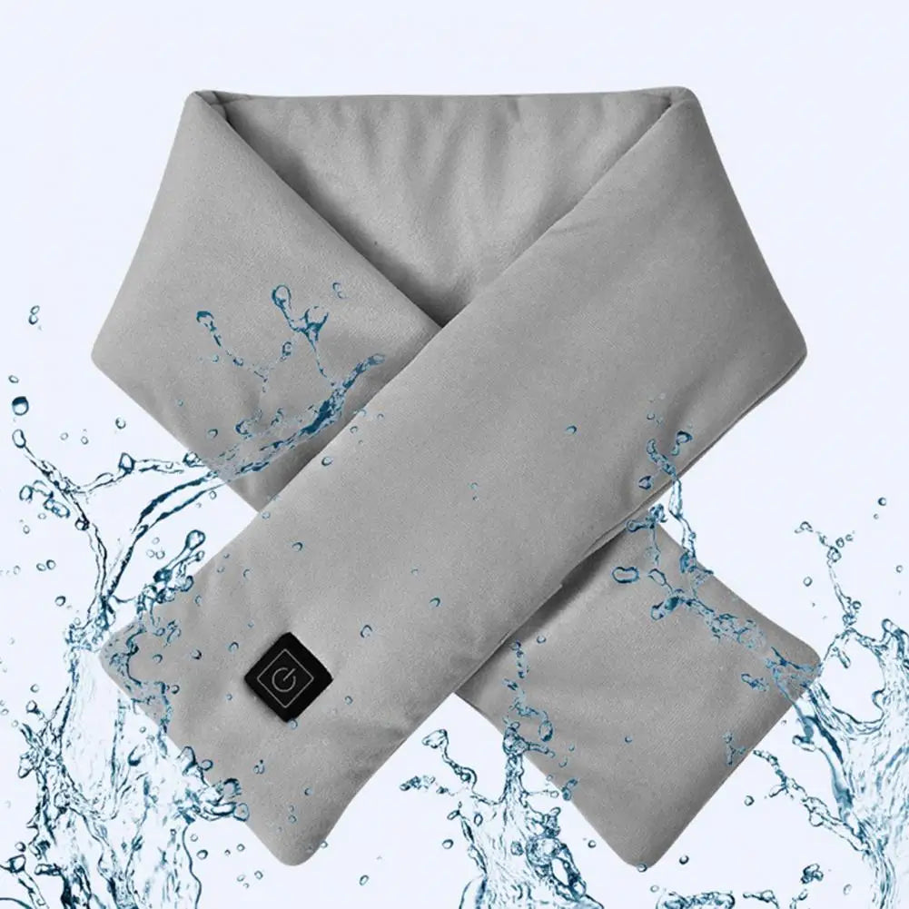 Rechargeable Heated Scarf – Waterproof Neck Warmer with 3 Heat Settings for Winter