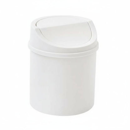 Mini Desktop Trash Bin – Small Covered Waste Can for Bedroom &amp; Workspace