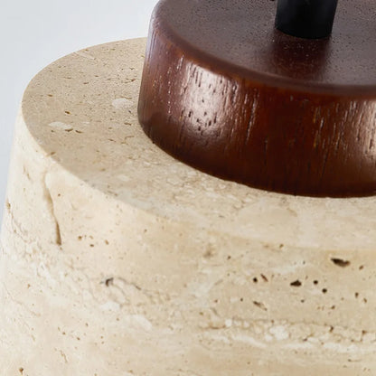 Japanese Wabi-Sabi Stone Pendant Lamp