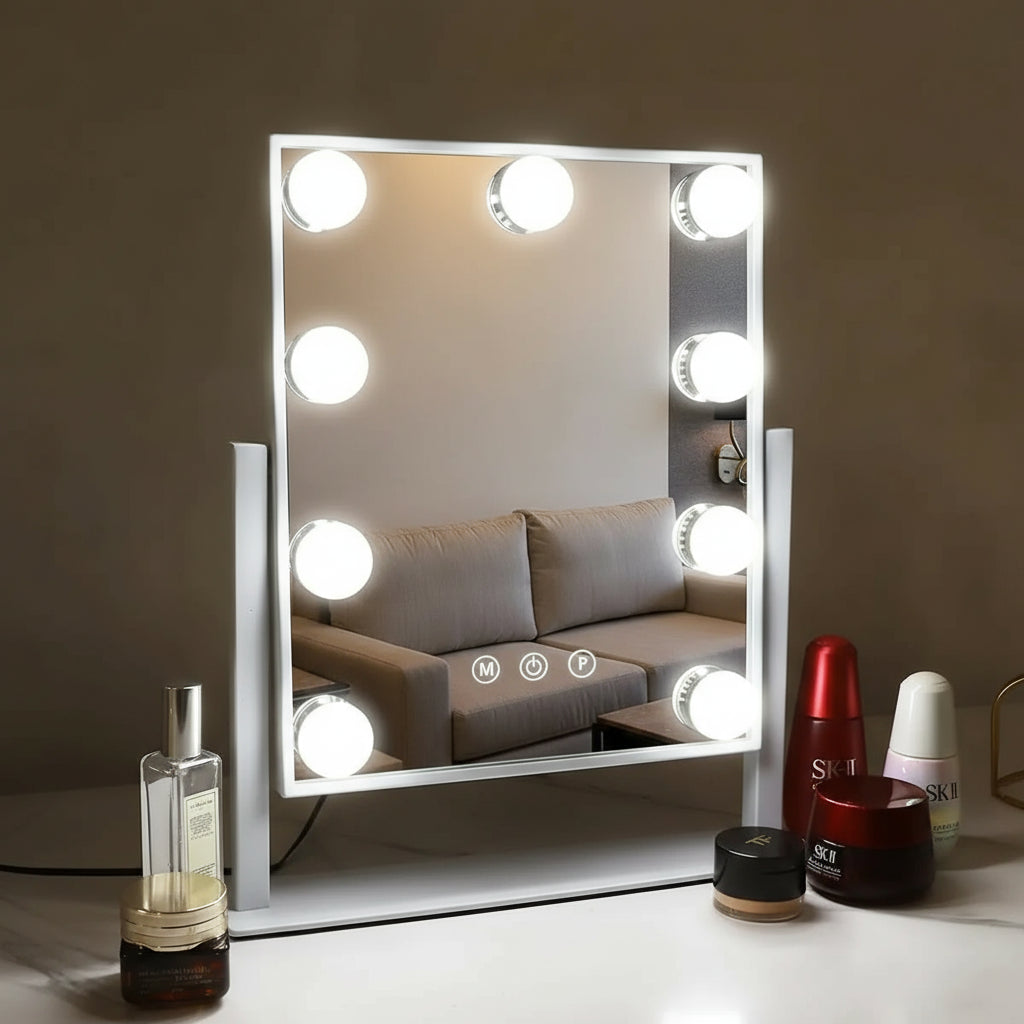 Hollywood Lighted Makeup Mirror – Vanity Mirror with Smart Touch &amp; 3-Color Dimmable Lighting