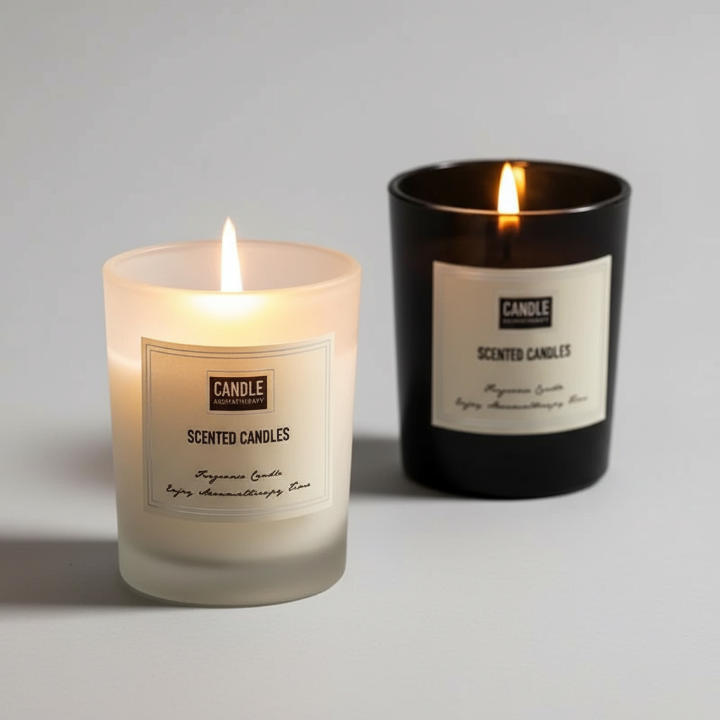 Modern European Aromatherapy Candle – Long-Lasting Fragrance in Decorative Cup