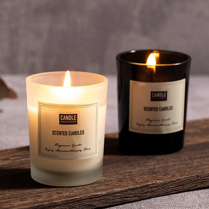 Modern European Aromatherapy Candle – Long-Lasting Fragrance in Decorative Cup