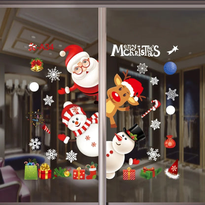 Christmas Wall &amp; Window Stickers – Holiday Décor Ornaments for Home &amp; New Year