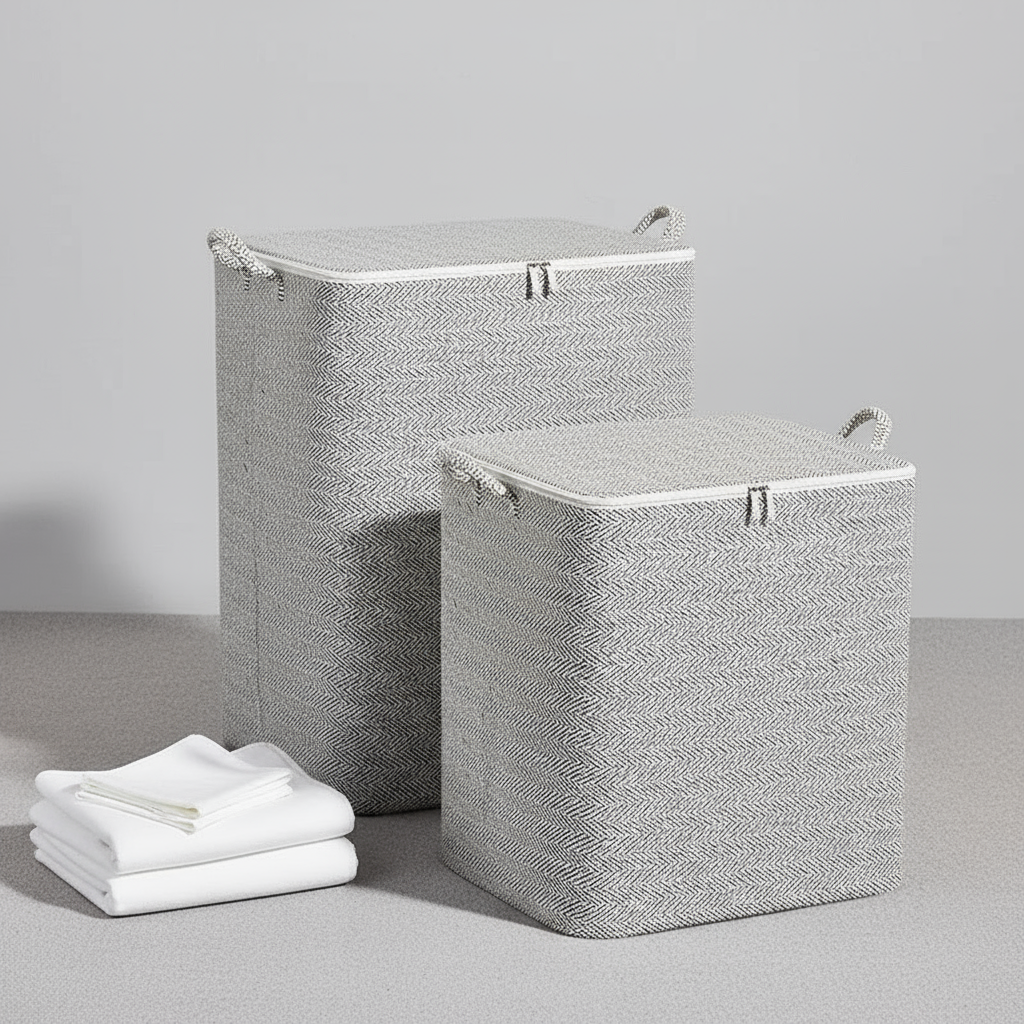 Large Capacity Storage Bag – Non-Woven Closet Organizer for Clothes, Quilts &amp; Toys