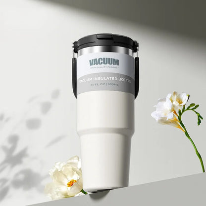 Extra Large Stainless Steel Thermal Mug – 900ml/1200ml Vacuum Insulated Portable Water Cup