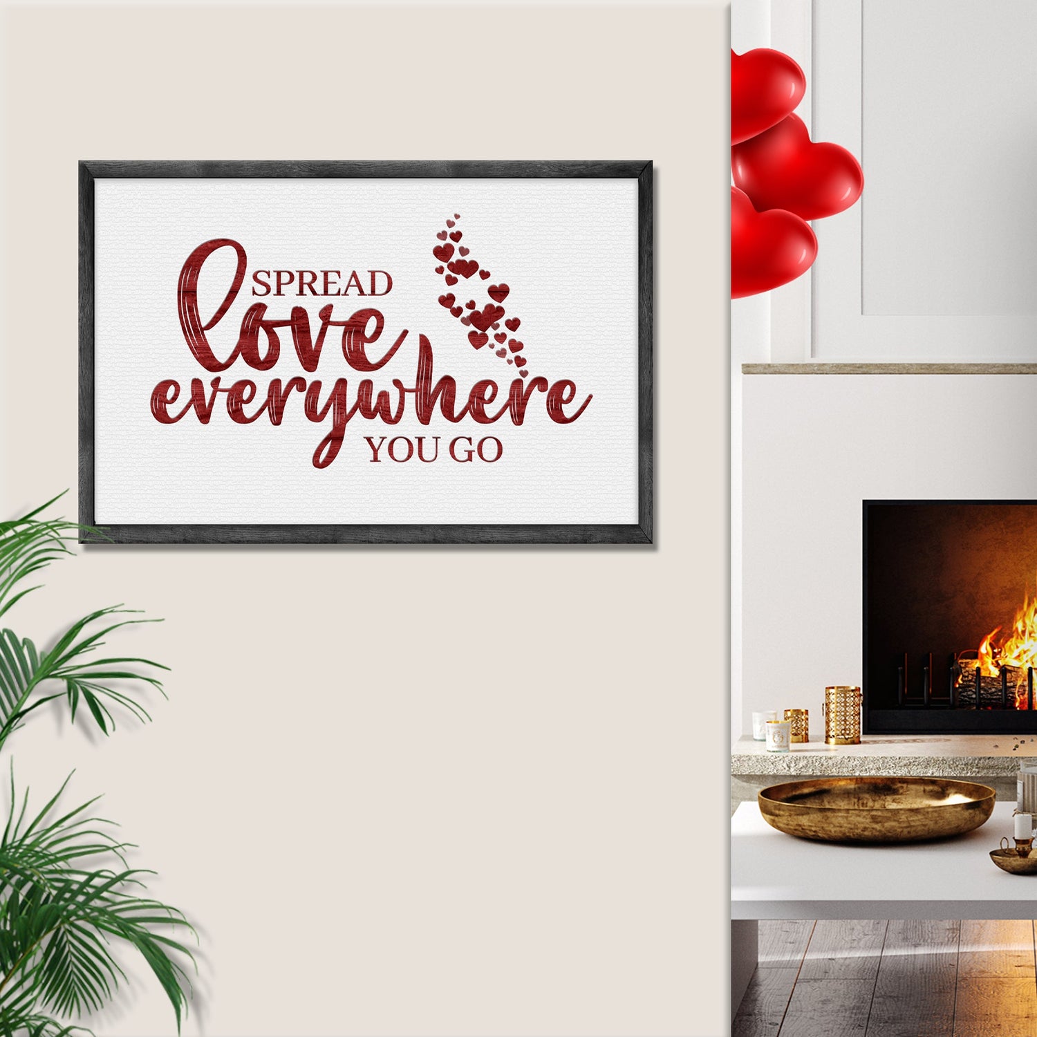 Valentines Day Sign - Spread Love